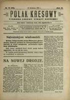 Polak Kresowy : tygodnik ludu polskiego na ziemiach kresowych / pod red. Bolesława Srockiego
