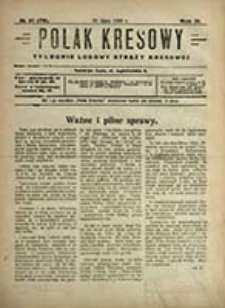 Polak Kresowy : tygodnik ludu polskiego na ziemiach kresowych / pod red. Bolesława Srockiego