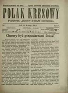 Polak Kresowy : tygodnik ludu polskiego na ziemiach kresowych / pod red. Bolesława Srockiego