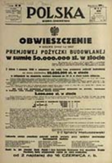 Polska / [red. nacz. Bolesław Szczepkowski ; red. odp. i kier. liter. Leon Radziejowski]
