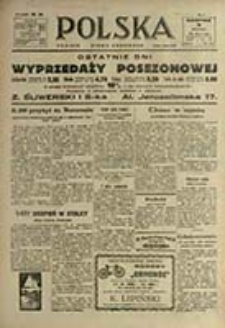 Polska / [red. nacz. Bolesław Szczepkowski ; red. odp. i kier. liter. Leon Radziejowski]