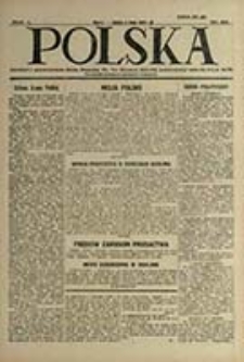 Polska / [red. nacz. Bolesław Szczepkowski ; red. odp. i kier. liter. Leon Radziejowski]