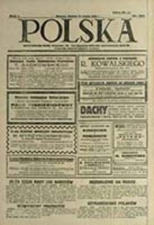 Polska / [red. nacz. Bolesław Szczepkowski ; red. odp. i kier. liter. Leon Radziejowski]