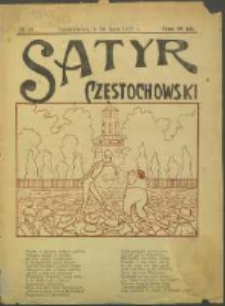 Satyr Częstochowski. No 20 (1922)