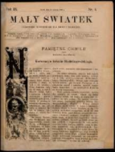 Mały Światek. R. 9, Nr 4 (1895/1896)