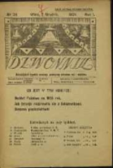 Dzwonnik. R. 1, Nr 24 (1924)