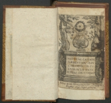 Matthiae Casimiri Sarbievii [...] Lyricorvm Lib. IV. ; Epodon Lib. Vnvs Alterq[ue] Epigrammat[um].