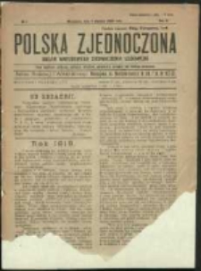 Polska Zjednoczona. R. 3, No 1 (1920)