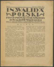 Inwalida Polski R. 1, z. 2 (1919)