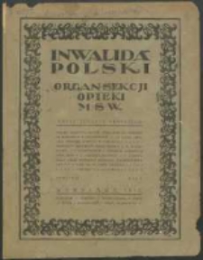 Inwalida Polski R. 1, z. 3 (1919)
