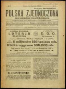 Polska Zjednoczona. R. 2, No 39 (1919)