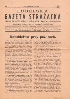 Lubelska Gazeta Strażacka. R. 1, Nr 2 (1931)