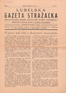 Lubelska Gazeta Strażacka. R. 1, Nr 3 (1931)