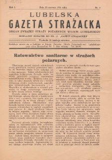 Lubelska Gazeta Strażacka. R. 1, Nr 4 (1931)