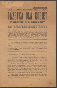 Gazetka dla Kobiet. R.1, No 4 (1923)