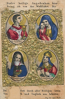 St. Carl. Bor. St. Anna. St. Franziska. St Augustin [Dokument ikonograficzny]