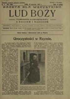Lud Boży : dodatek do czasopisma Kresy : pismo przeznaczone do zadośćuczynienia potrzebom kulturalnym ludu miejskiego i wiejskiego na Rusi / wyd. Kazimierz Stawiński ; red. J&oacute;zef Żmigrodzki