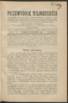 Przewodnik Miłosierdzia : miesięcznik Związku Towarzystw Dobroczynności "Caritas" i Rad Wyższych Kongregacji św. Wincentego à Paulo męskich i żeńskich. R. 5, Nr 4 (1926).
