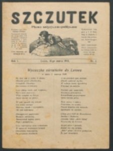 Szczutek. R. 1, nr 2 (1918)
