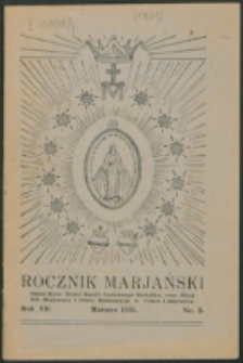 Rocznik Mariański. R. 7, nr 3 (1931)