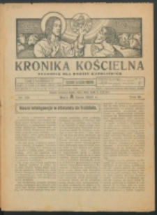Krakowska Kronika Kościelna R. 2, nr 30 (1922)