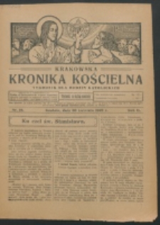 Krakowska Kronika Kościelna R. 2, nr 18 (1922)