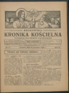 Krakowska Kronika Kościelna R. 2, nr 17 (1922)