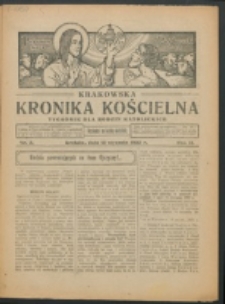 Krakowska Kronika Kościelna R. 2, nr 3 (1922)
