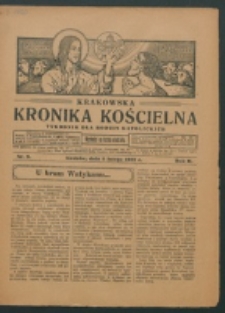 Krakowska Kronika Kościelna R. 2, nr 6 (1922)