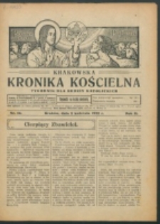 Krakowska Kronika Kościelna R. 2, nr 14 (1922)