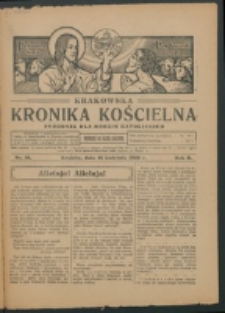 Krakowska Kronika Kościelna R. 2, nr 16 (1922)