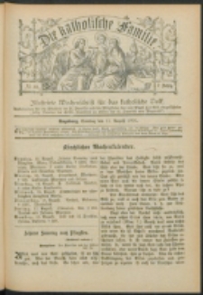 Die Katholische Familie. R. 7, no. 33 (1900)