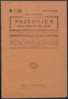 Przebojem. R. 5, z. 1=33 (1927)