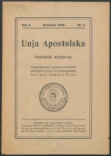 Unio Apostolica. R. 2, nr 2 (1928)