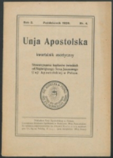 Unio Apostolica. R. 2, nr 4 (1928)