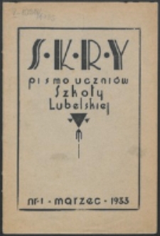 Skry. 1933, no 1