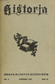Historja. R. 4, nr 4 (1937)