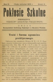 Pokłosie Szkolne. R. 2, z. 8 (1929)