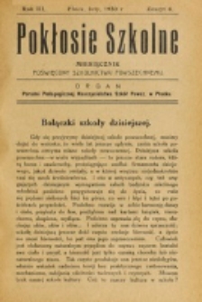 Pokłosie Szkolne. R. 3, z. 6 (1930)