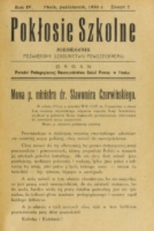 Pokłosie Szkolne. R. 4, z. 2 (1930)