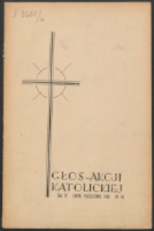 Głos Akcji Katolickiej Archidiecezji Lwowskiej. R. 4, nr 10 (1938)