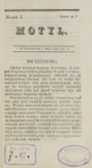 Motyl. nr 1 (1 marca 1828)