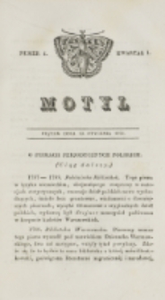 Motyl. Kwartał 1, nr 4 (23 stycznia 1829)