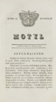 Motyl. Kwartał 3, nr 28 (10 lipca 1829)