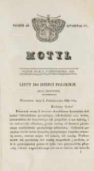 Motyl. Kwartał 4, nr 40 (2 października 1829)