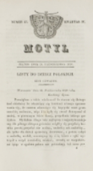 Motyl. Kwartał 4, nr 43 (23 października 1829)