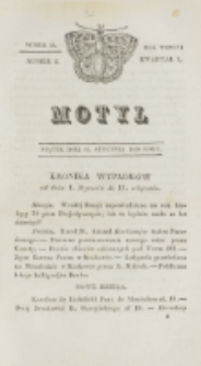 Motyl. R. 3, kwartał 1, nr 4=56 (22 stycznia 1830)