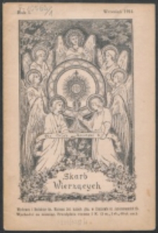 Skarb Wierzących. R. 1, nr 9 (1914)