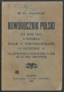 Noworocznik Polski. 1913
