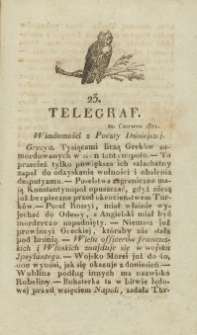 Telegraf. 1821, 23 (10 czerwca)